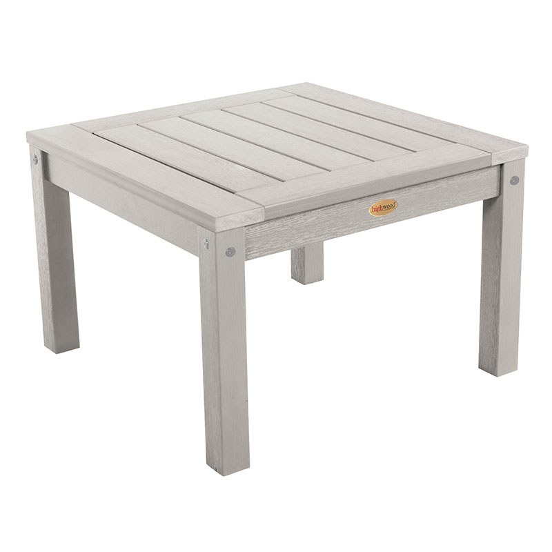 The Company Store Adirondack Side Table In Light Gray