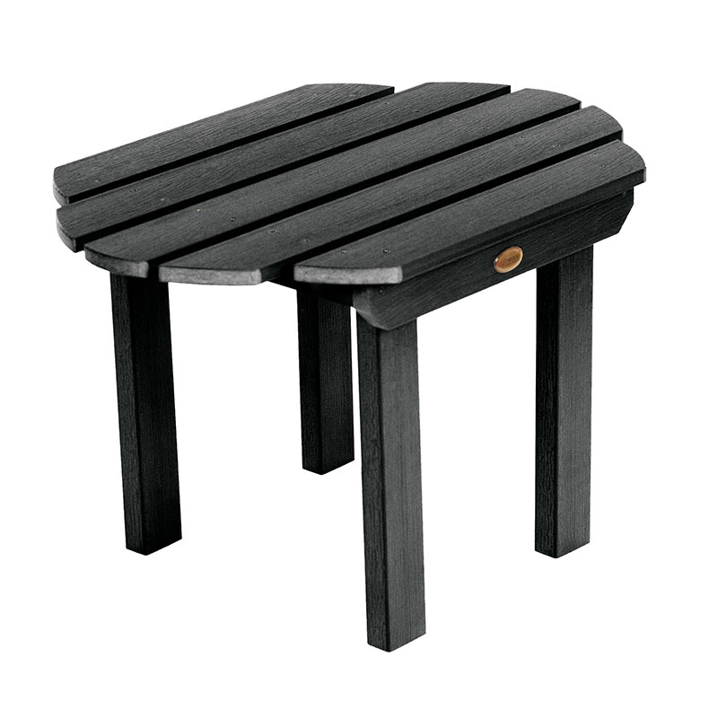 The Company Store Garden Side Table In Black