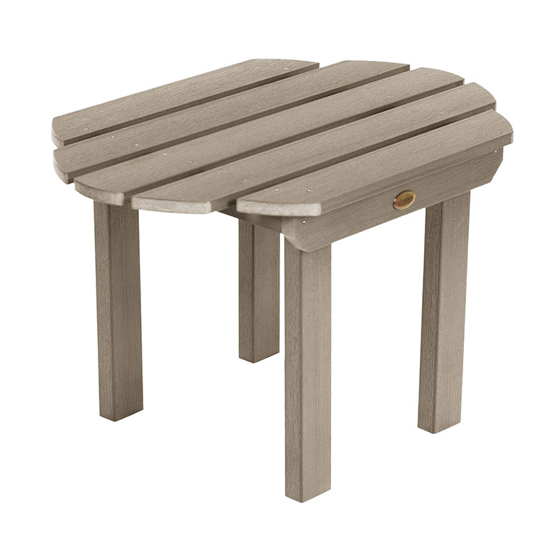 The Company Store Garden Side Table In Brown
