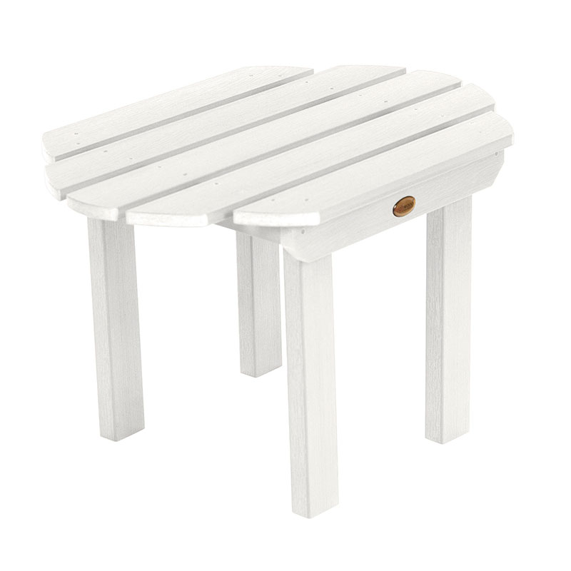 The Company Store Garden Side Table In White