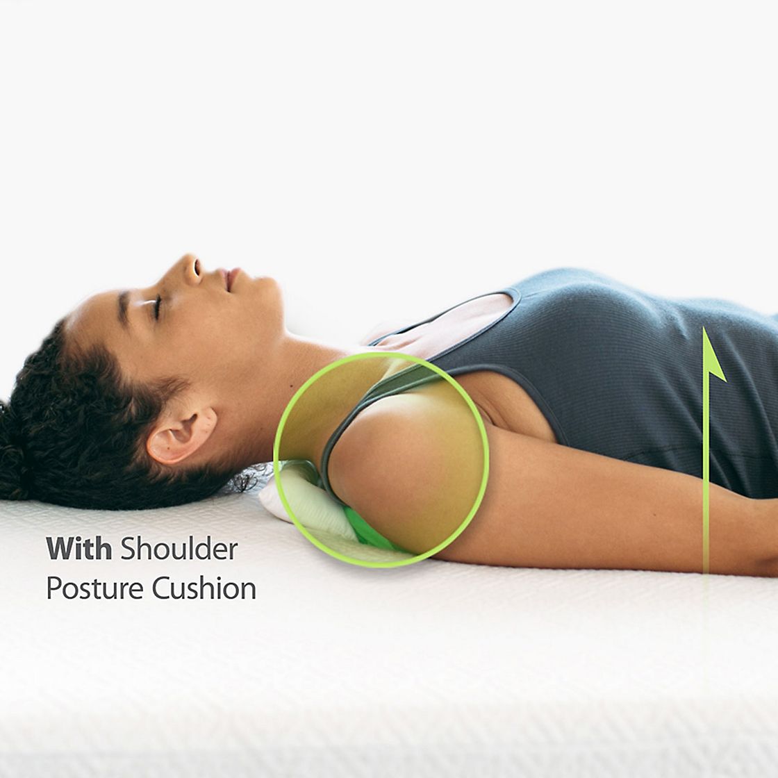 Shoulder Back Sleeper Posture Pillow(White)-TheCompanyStore|59188