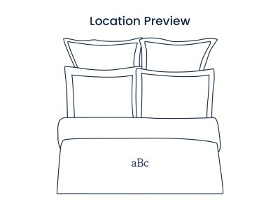Classic Cool Cotton Percale Bed Duvet Cover - Navy, King
