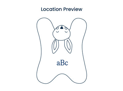 Baby Character Playmat - Bunny,