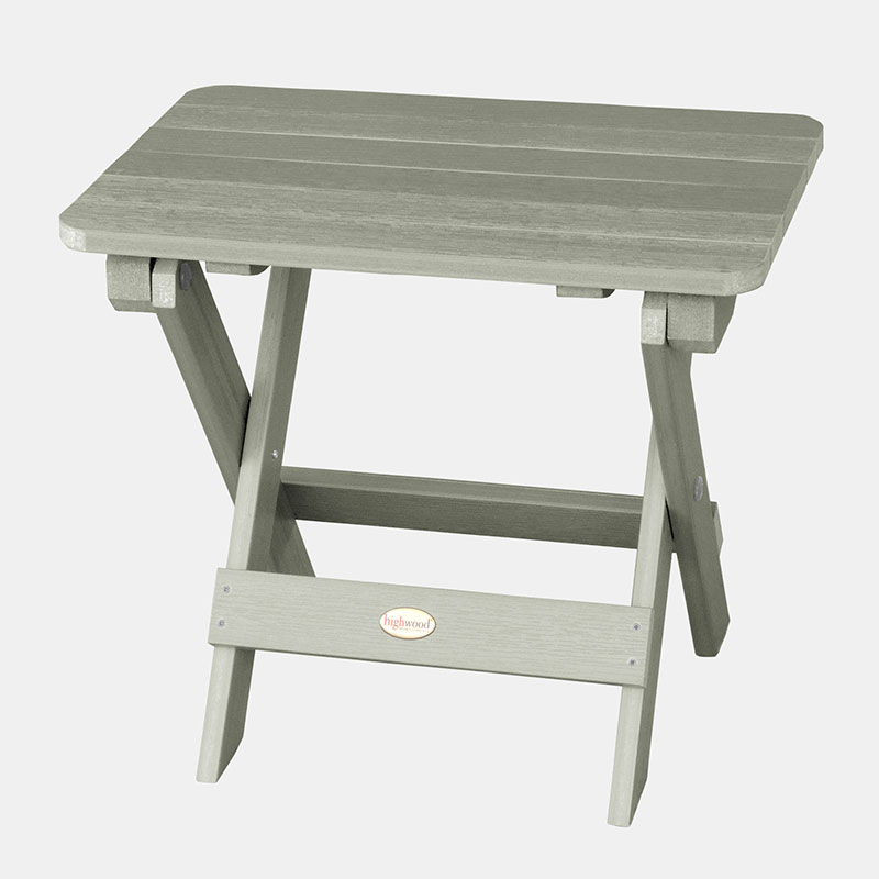 The Company Store Adirondack Folding Side Table In Green