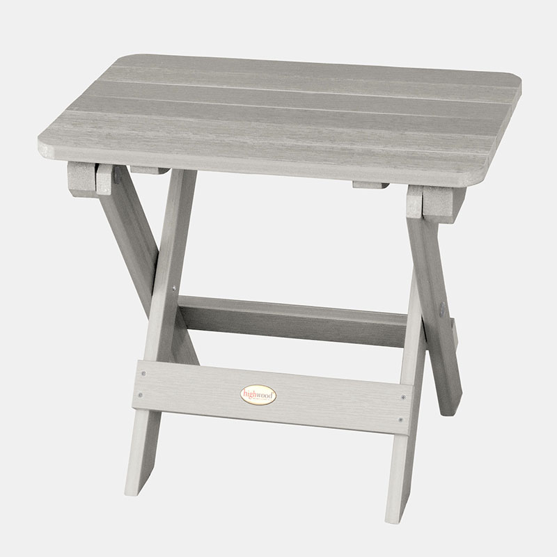 Adirondack Folding Side Table The Company Store   XV84 AdirondackFoldingSideTable GreySlate OS Main 