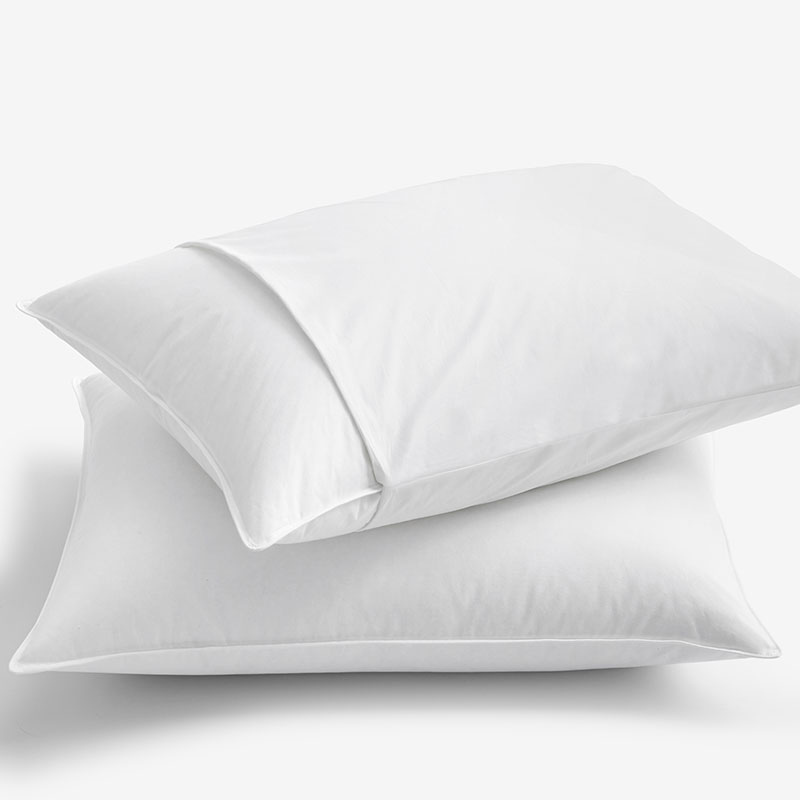 4-Piece Down Pillow & Protector Bundle (King)