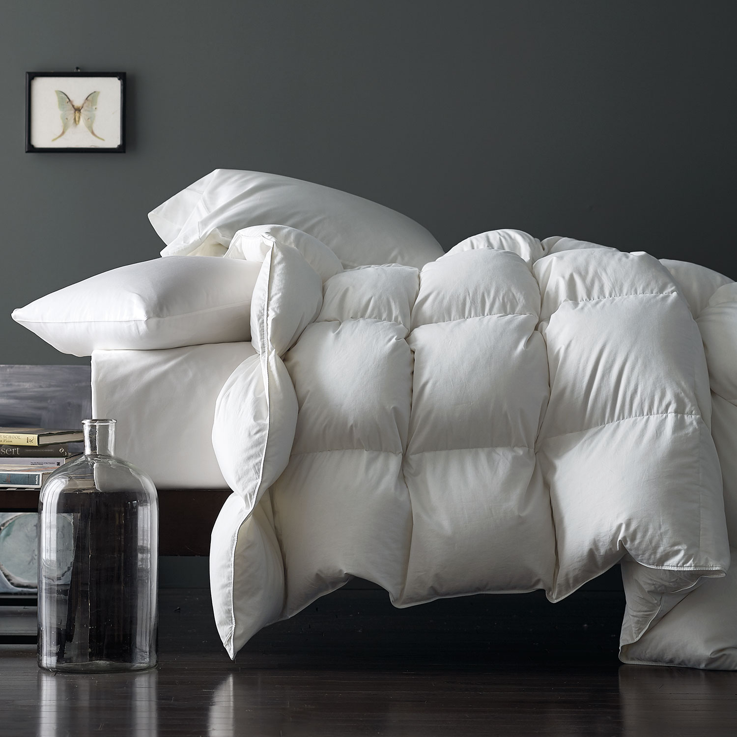 Legends Luxury Geneva Down Comforter - Ivory, Size Twin, Cotton Sateen | The Company Store