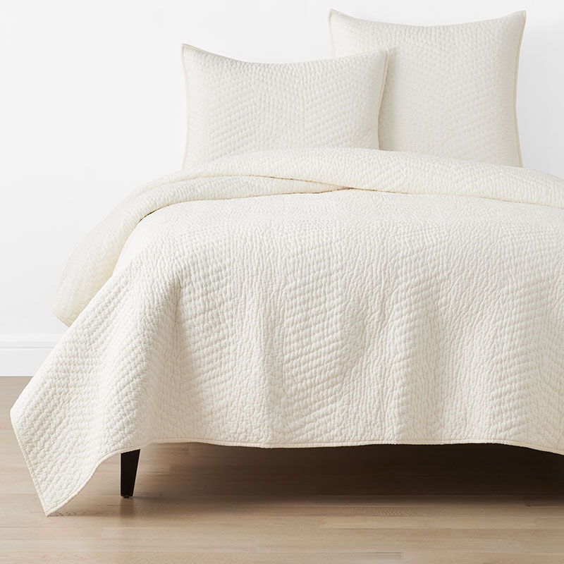 Voile Quilt - Ivory, King
