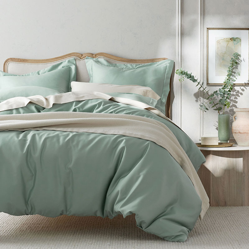 Premium Smooth Supima Cotton Wrinkle-Free Sateen Flat Bed Sheet|63063