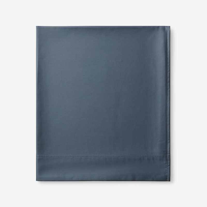 THE COMPANY STORE PREMIUM SMOOTH SUPIMA® COTTON WRINKLE-FREE SATEEN FLAT BED SHEET 