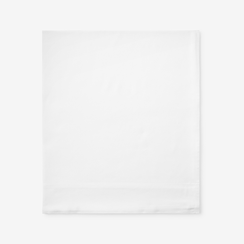 Solid 500-Thread Count Cotton Sateen Flat Sheet | The Company Store