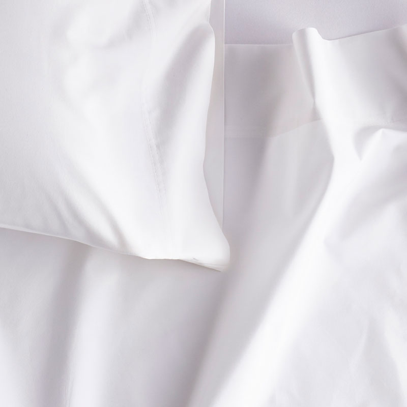 Premium Cool Organic Cotton Percale Flat Bed Sheet-TheCompanyStore|59155