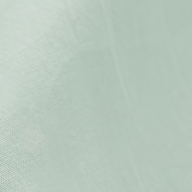 The Company Store Chambray Voile Yarn-dyed Ring Top Window Curtain In Lily Green