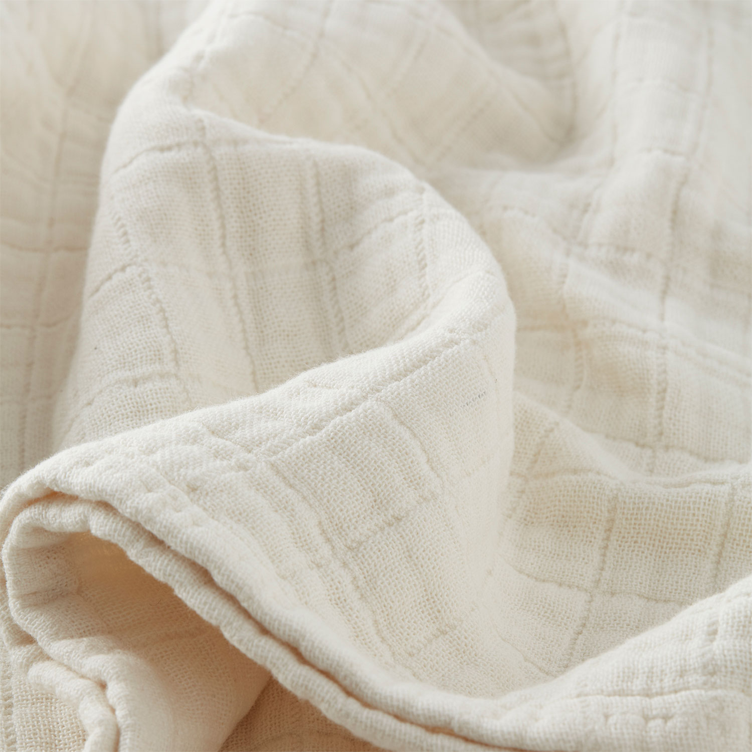 Gossamer Cotton Blanket - White, Twin