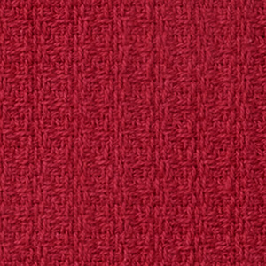 Cotton Weave Throw - Red