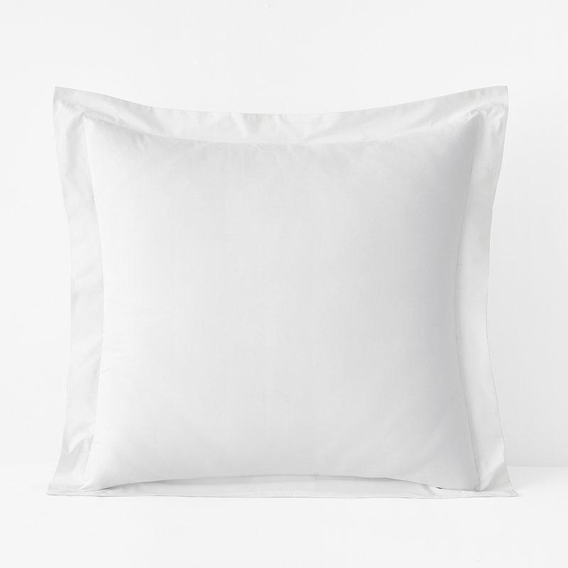 The Company Store Premium Cool Organic Cotton Percale Percale Sham In White