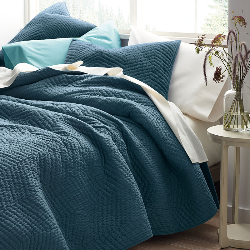 Voile Quilt - Pacific, King