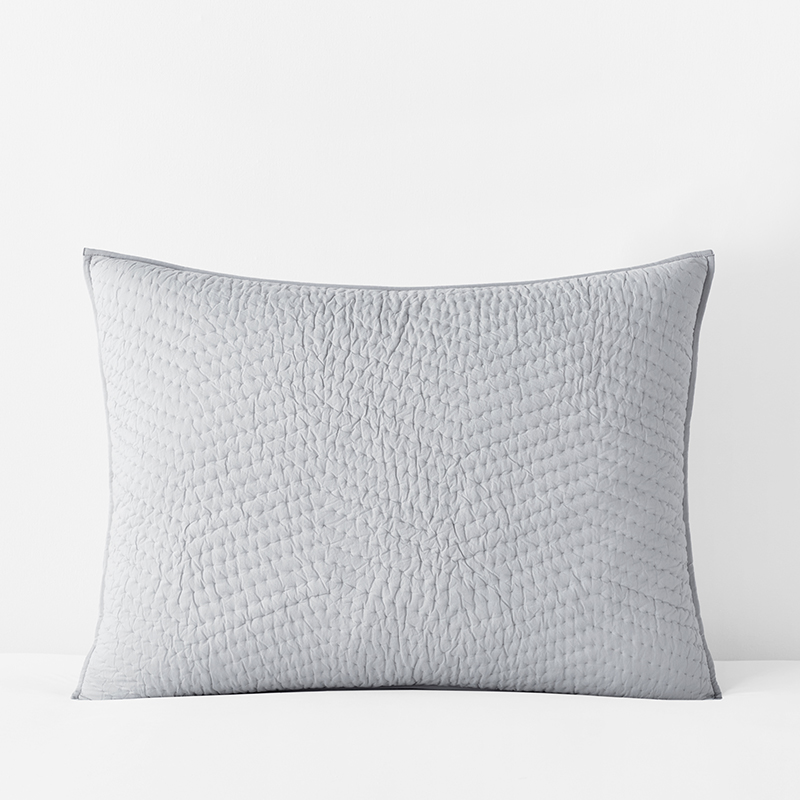 The Company Store Voile Sham In Gray