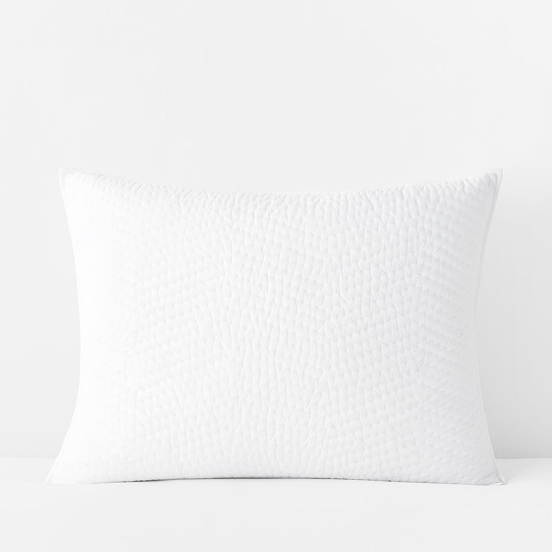 Voile Sham - White, Standard