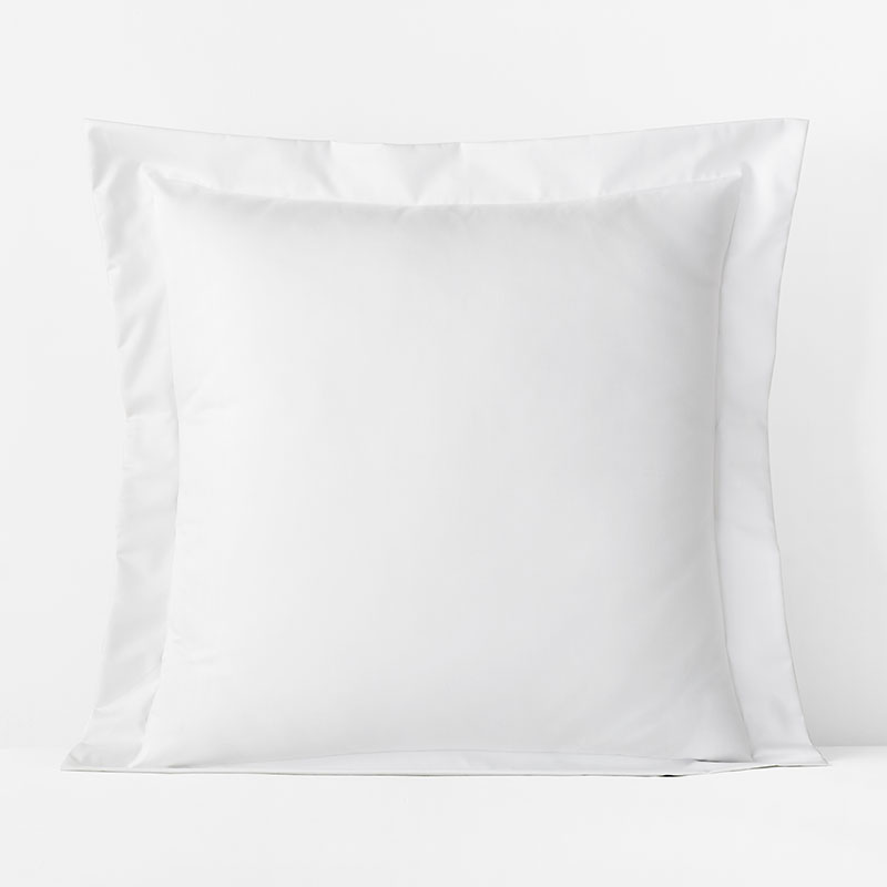 The Company Store Premium Smooth Supima® Cotton Wrinkle-free Sateen Sham In White