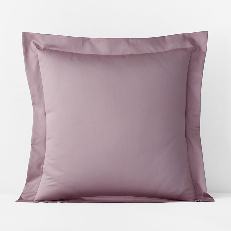 The Company Store Premium Smooth Supima® Cotton Wrinkle-free Sateen Sham In Purple