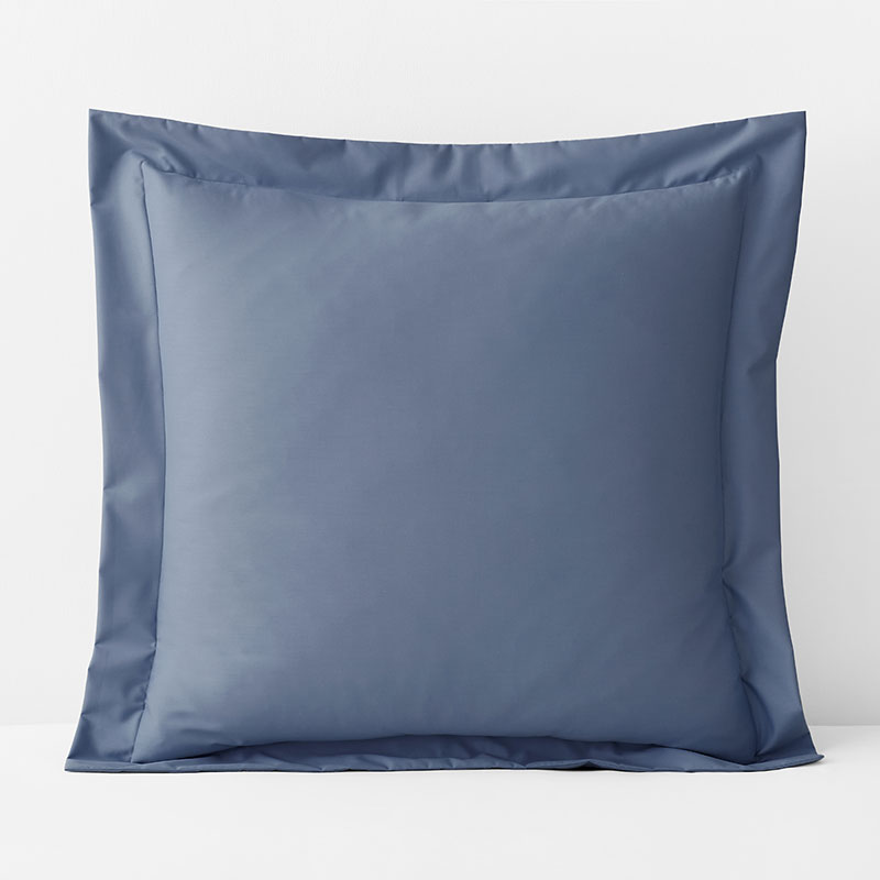 The Company Store Classic Smooth Wrinkle-free Sateen Sham In Infinity Blue