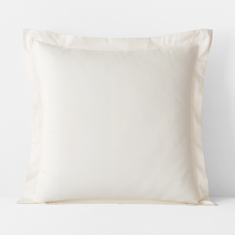 The Company Store Classic Smooth Rayon Made From Bamboo Sateen Sham In Ivory