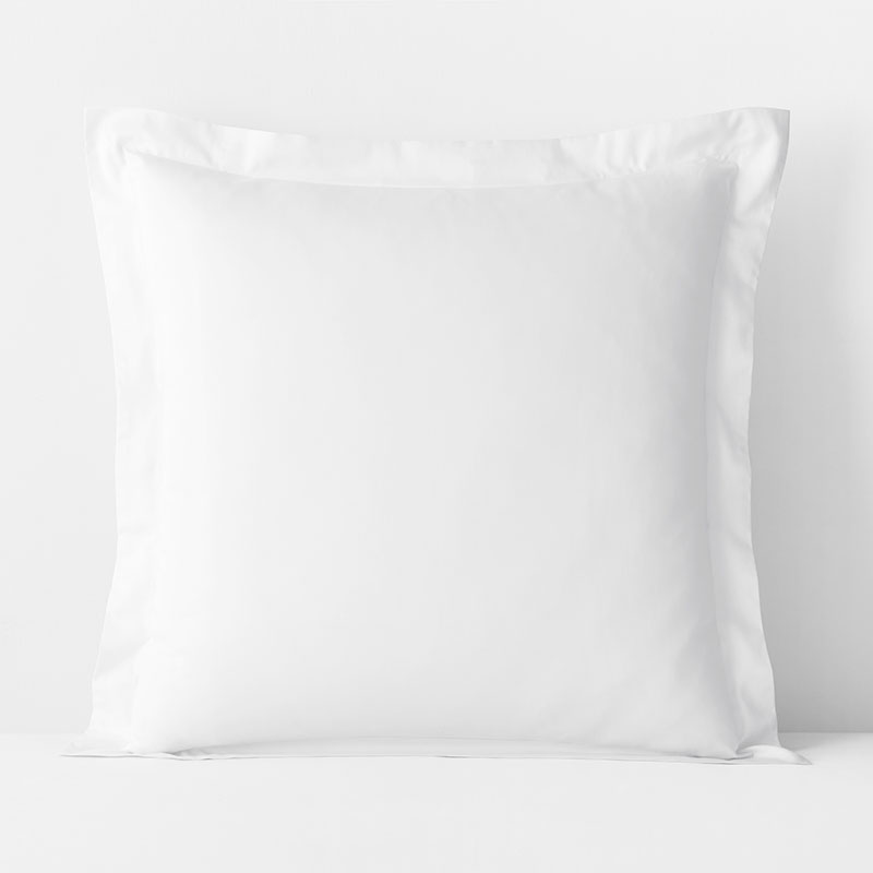 The Company Store Classic Smooth Rayon Made From Bamboo Sateen Sham In White