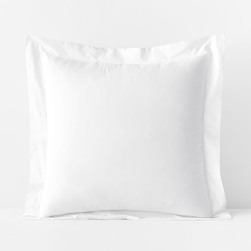 The Company Store Premium Cool Supima® Cotton Percale Sham In White