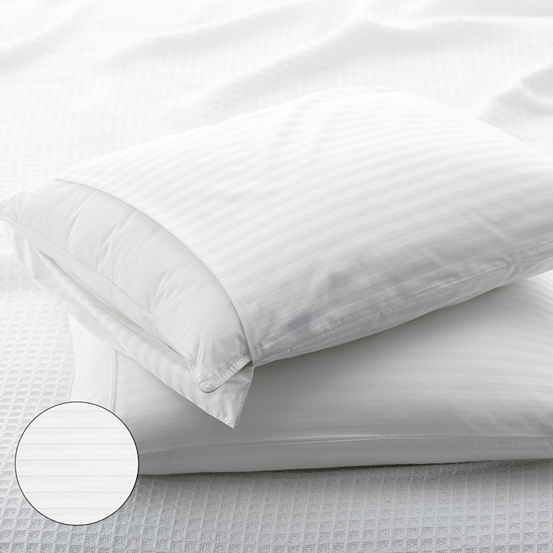 The Company Store Royal Cotton Sateen Pillow Protector In White