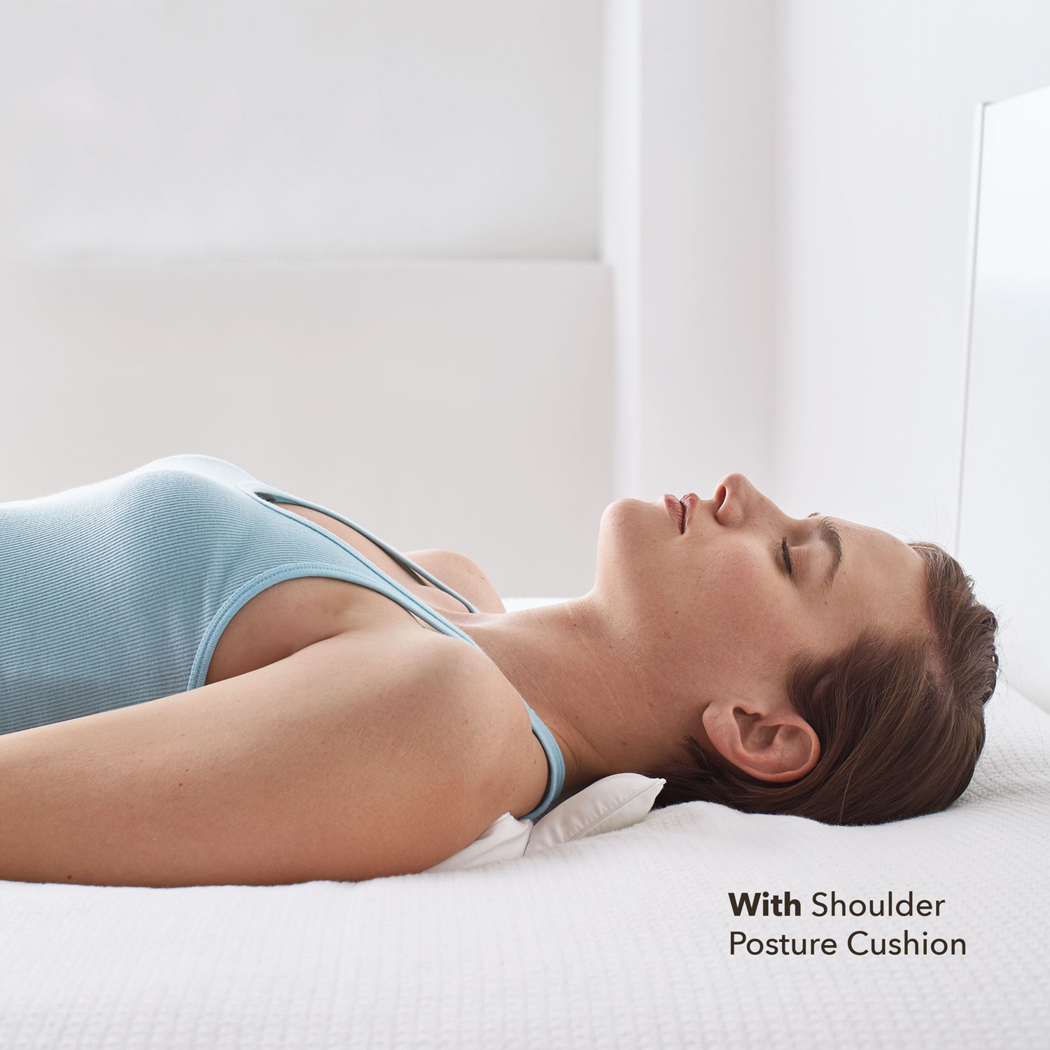 Shoulder Back Sleeper Posture Pillow(White)-TheCompanyStore|59188