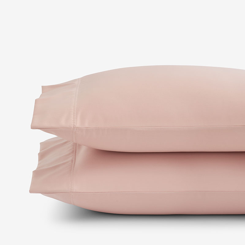The Company Store Premium Smooth Supima® Cotton Wrinkle-free Sateen Pillowcase Set In Pink