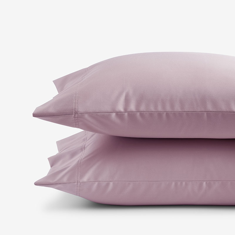 The Company Store Premium Smooth Supima® Cotton Wrinkle-free Sateen Pillowcase Set In Purple
