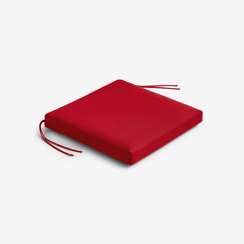 The Company Store Replacement Knife Edge Chair Cushion In Jockey Red