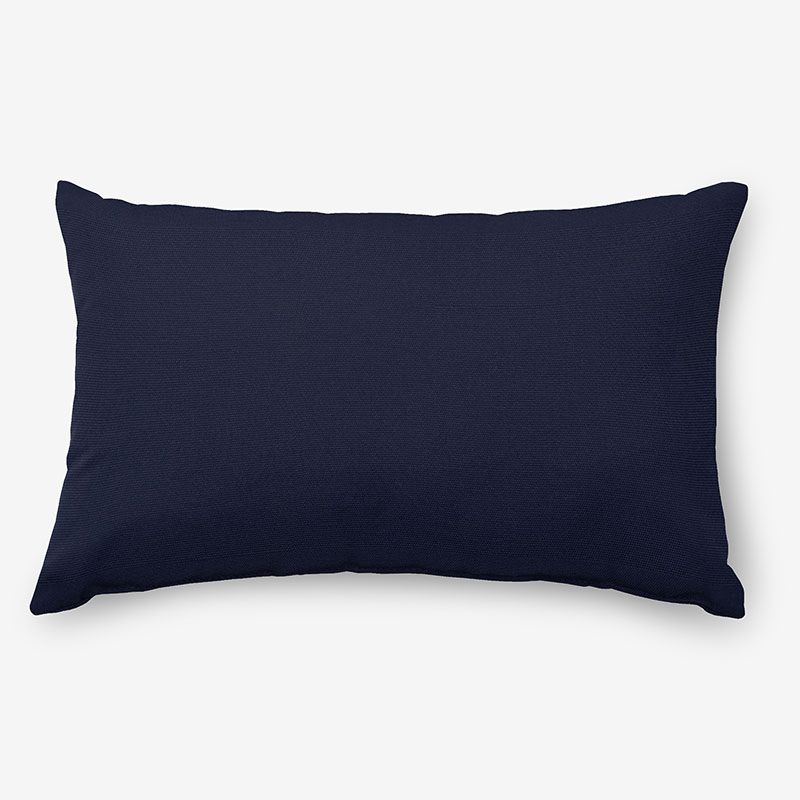 The Company Store Indoor/outdoor Toss Pillow In Blue/navy