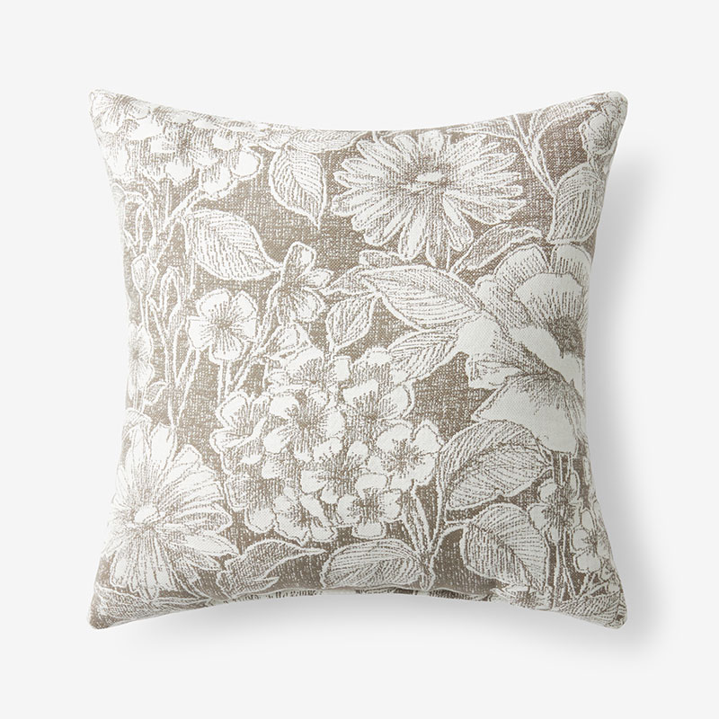 The Company Store Indoor/outdoor Toss Pillow In Beige