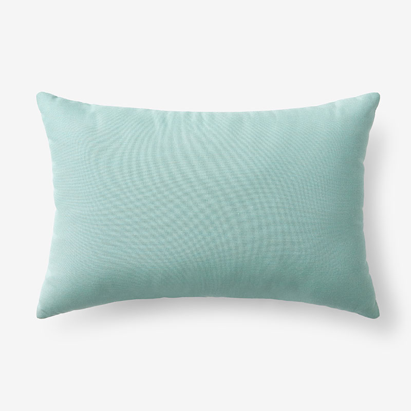 The Company Store Indoor/outdoor Toss Pillow In Teal/turquoise Blue