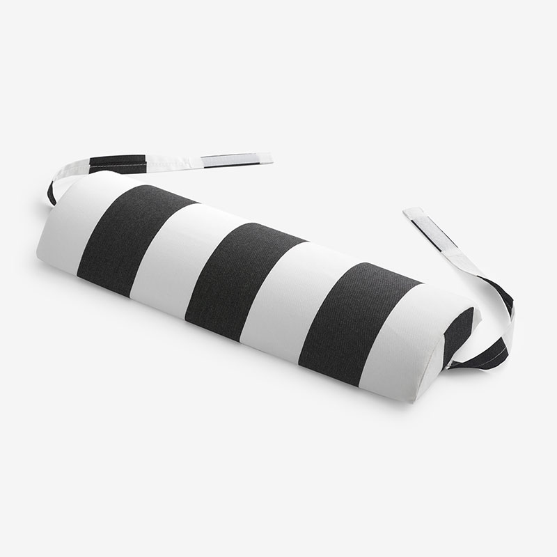 The Company Store Headrest In Black/white