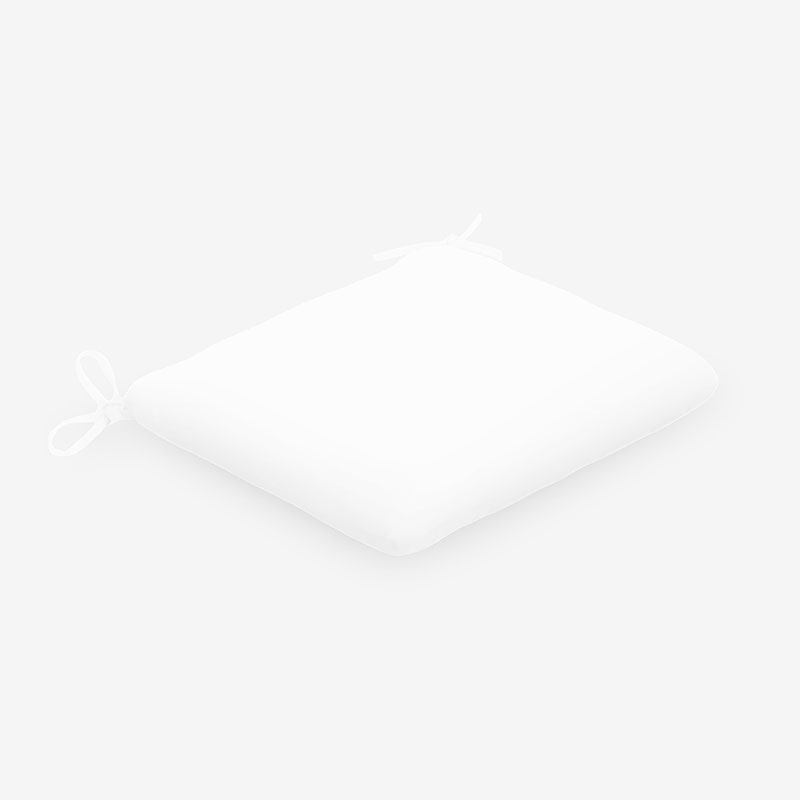The Company Store Replacement Knife Edge Chair Cushion In White