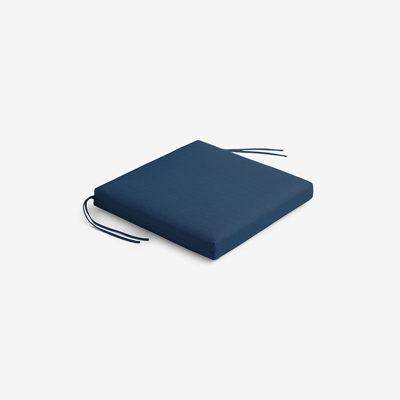 The Company Store Replacement Knife Edge Chair Cushion In Blue