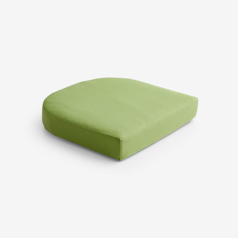 The Company Store Contour Chair Cushion In Green