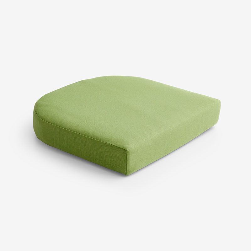 The Company Store Contour Chair Cushion In Green