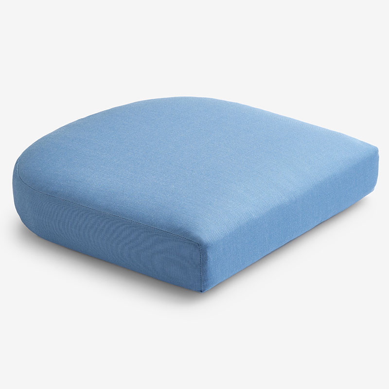 The Company Store Contour Chair Cushion In Air Blue