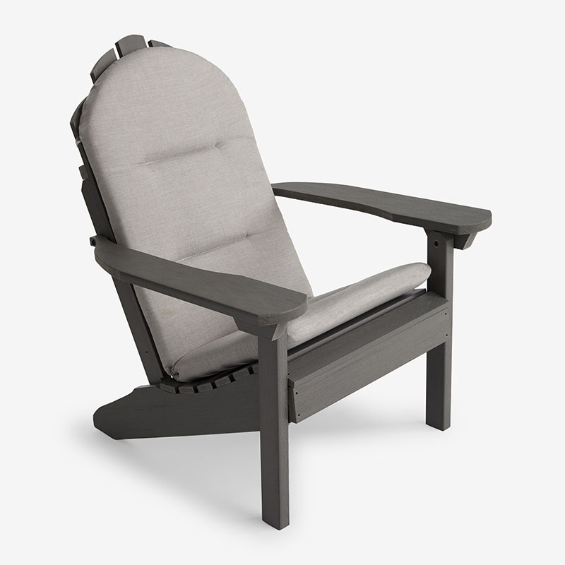 The Company Store Adirondack Chair Cushion In Gray