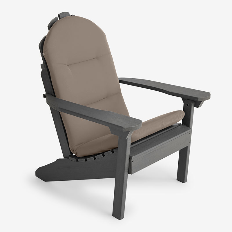 The Company Store Adirondack Chair Cushion In Beige/brown