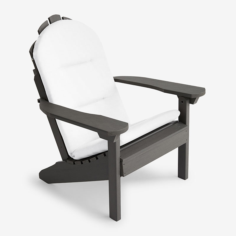 The Company Store Adirondack Chair Cushion In White