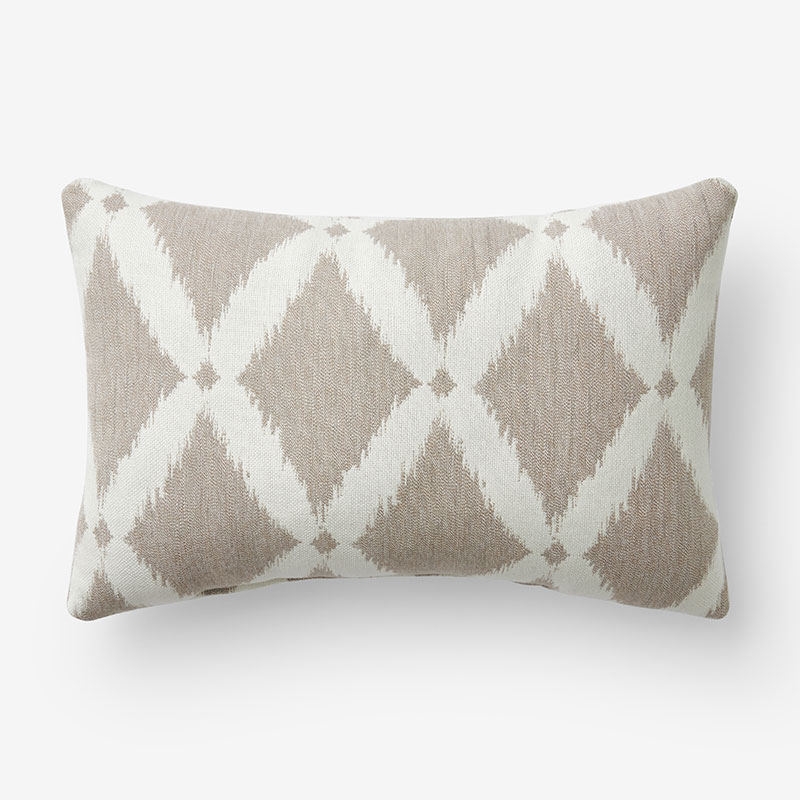 The Company Store Indoor/outdoor Toss Pillow In Beige