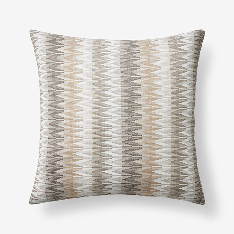 The Company Store Indoor/outdoor Toss Pillow In Beige