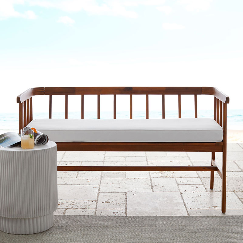 Sunbrella bench cushions discount