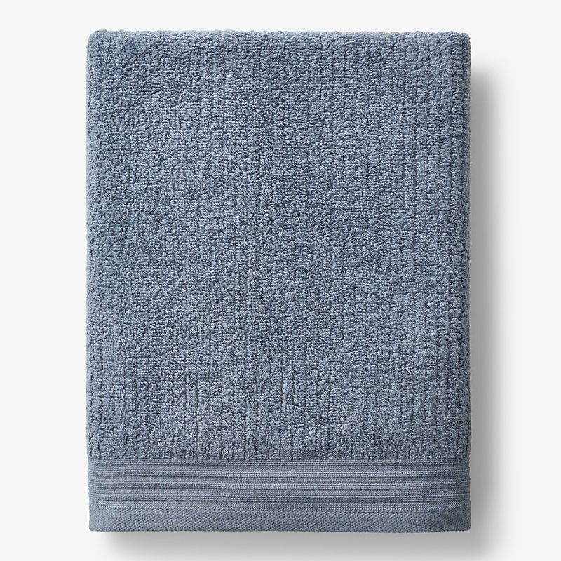 The Company Store Quick Dry Bath Sheet By Micro Cotton® In Blue